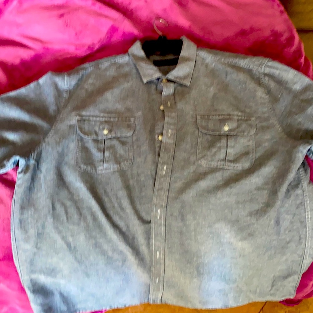 Tommy Bahama chambray men’s short sleeve